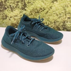 Allbirds Wool Runner Mizzle DEEP EMERALD/RUGGED KHAKI 10 Women's Shoes